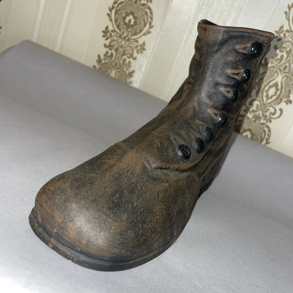 Vintage Ceramic High Button Boots‎ | Victorian Side Button Boot